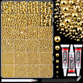 TINKRSTUFF Flatback Pearls assorted sizes in a box