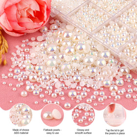 TINKRSTUFF Flatback Pearls in a crafting setup