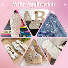 TINKRSTUFF Flatback Pearls used in nail art design