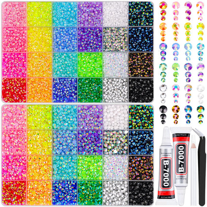 TINKRSTUFF Jelly Rhinestones Bedazzler Kit with 22000 mixed-color rhinestones