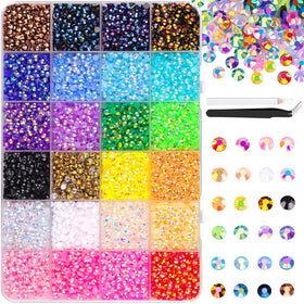 TINKRSTUFF resin jelly rhinestones box with mixed colors
