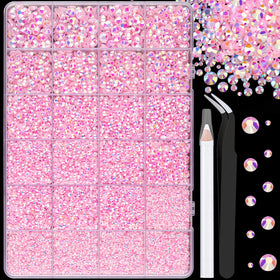 TINKRSTUFF Resin Jelly Rhinestones Light Pink AB package front view