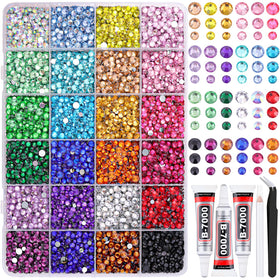 TINKRSTUFF resin rhinestones assorted colours in box