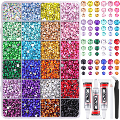 TINKRSTUFF resin rhinestones assorted colours in box