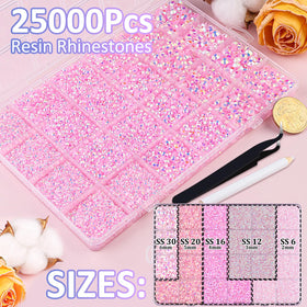 TINKRSTUFF resin rhinestones in various sizes and shapes