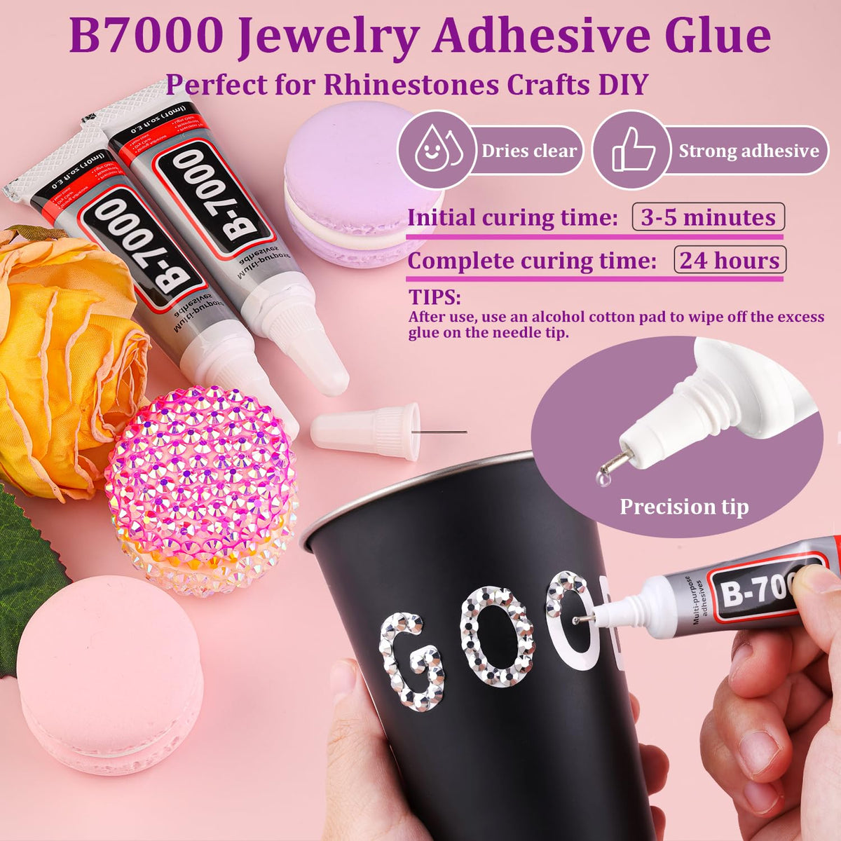 TINKRSTUFF rhinestones and tweezers for easy crafting