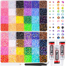 TINKRSTUFF Rhinestones Bedazzling Kit with 38500 pcs in storage box