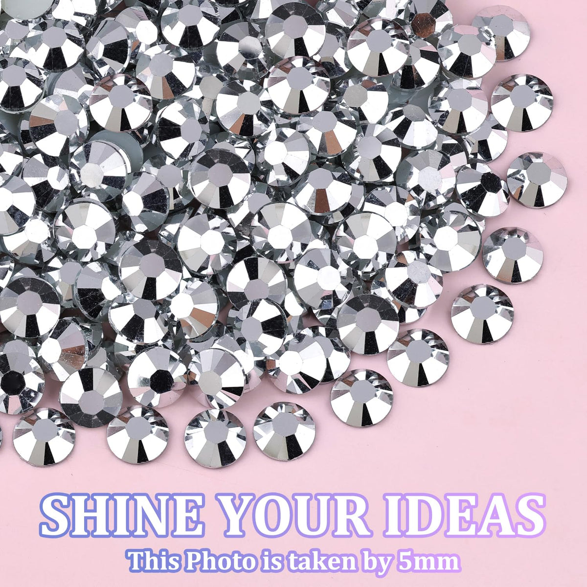 TINKRSTUFF rhinestones displayed on a colorful background