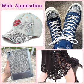TINKRSTUFF rhinestones on a craft project