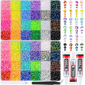 TINKRSTUFF rhinestones set with two storage boxes and tools