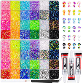 TINKRSTUFF rhinestones set with two storage boxes and tools