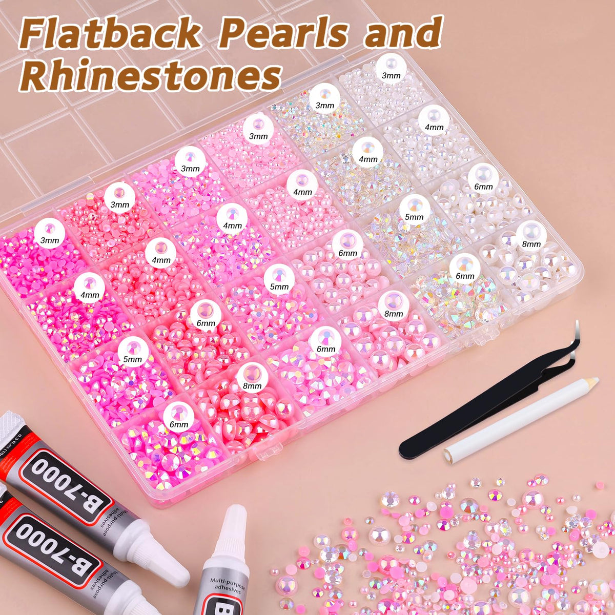 TINKRSTUFF rhinestones showing shiny AB surface