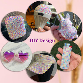 TINKRSTUFF rhinestones sparkling under light