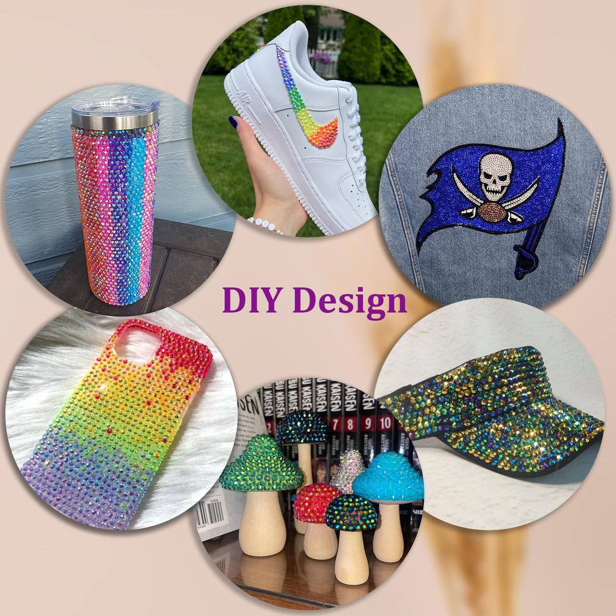 TINKRSTUFF rhinestones used on a scrapbook page