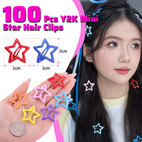 TINKRSTUFF star hair clips in vibrant colours display