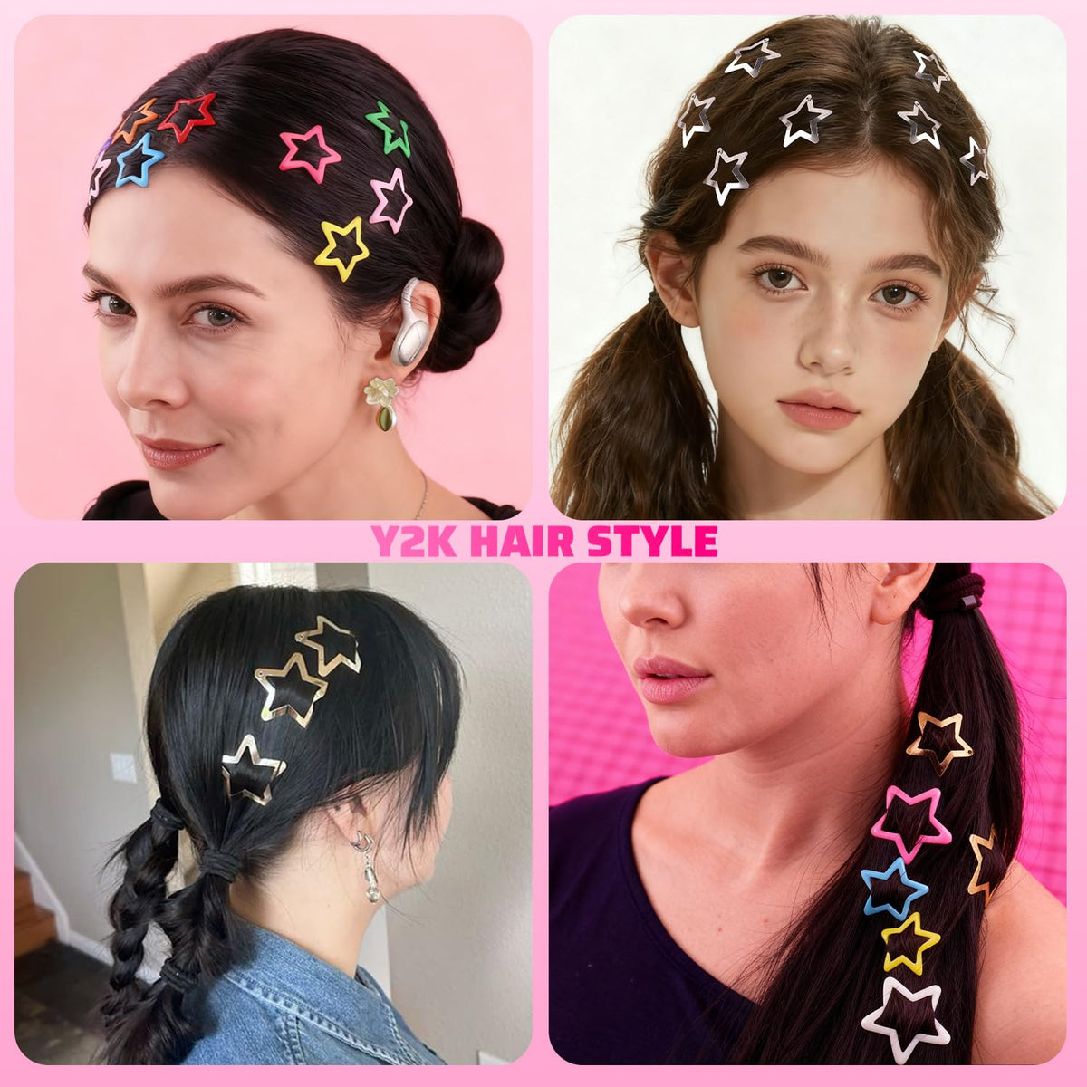 TINKRSTUFF star hair clips packaging front view