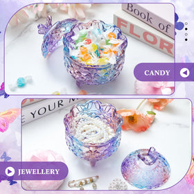 Tioncy powder container with puffs displayed together