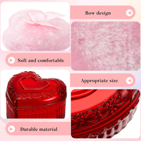 Tioncy powder puff set displayed on a vanity