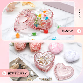 Tioncy powder puff set displayed on a vanity