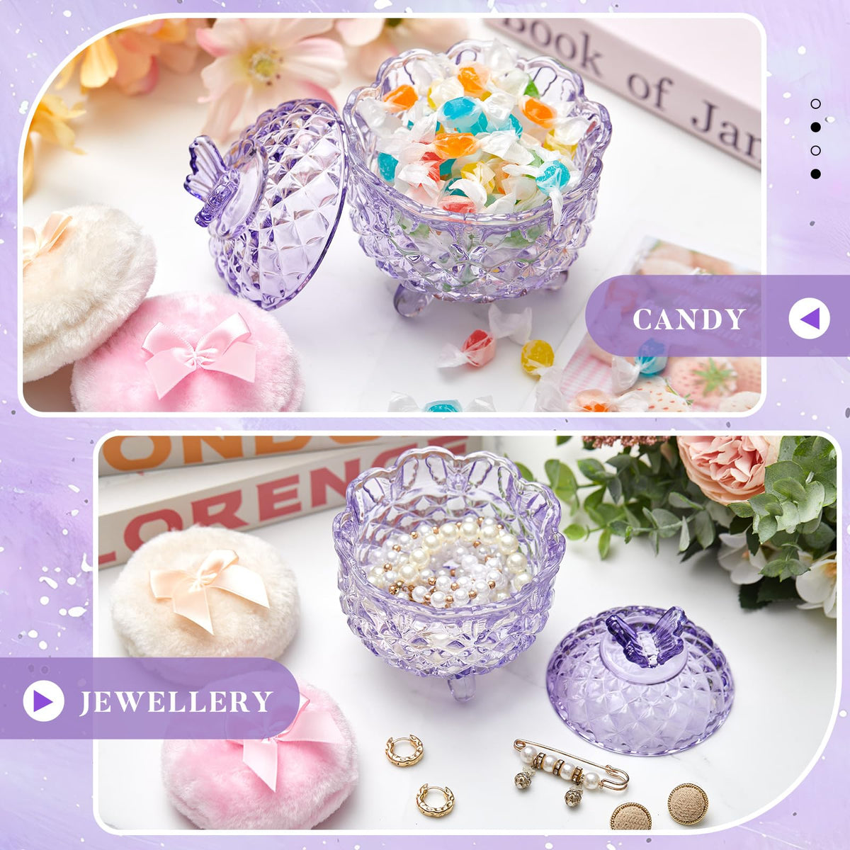 Tioncy powder puff set packaging with product details