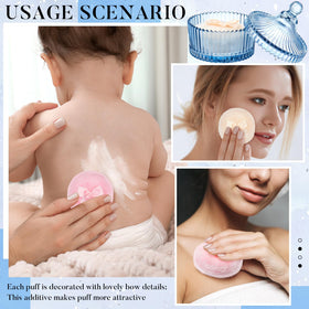 Tioncy powder puff set with beauty products
