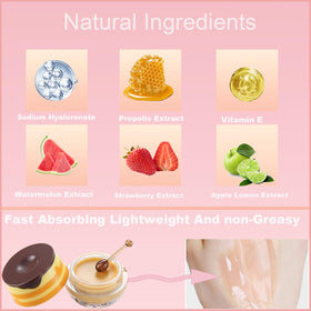 TIRDET Bee Lip Balm Honey Pot apple flavour close-up