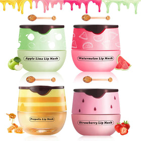 TIRDET Bee Lip Balm Honey Pot front view with fruity flavours