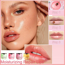 TIRDET Bee Lip Balm Honey Pot open with applicator