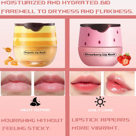 TIRDET Bee Lip Balm Honey Pot packaging and applicator