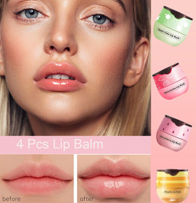 TIRDET Bee Lip Balm Honey Pot watermelon flavour close-up