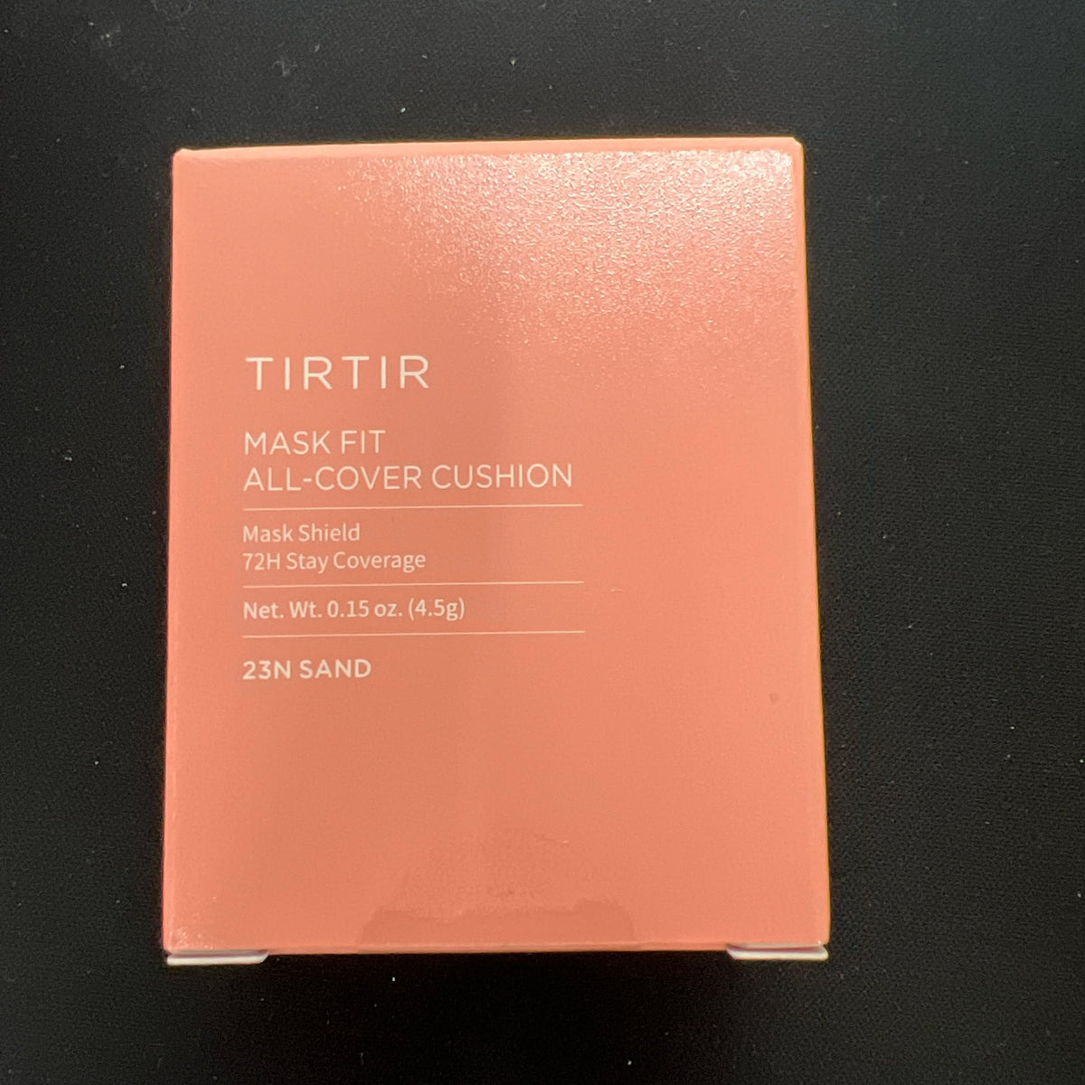 TIRTIR All Cover Pink Cushion Foundation 23N Sand applicator detail