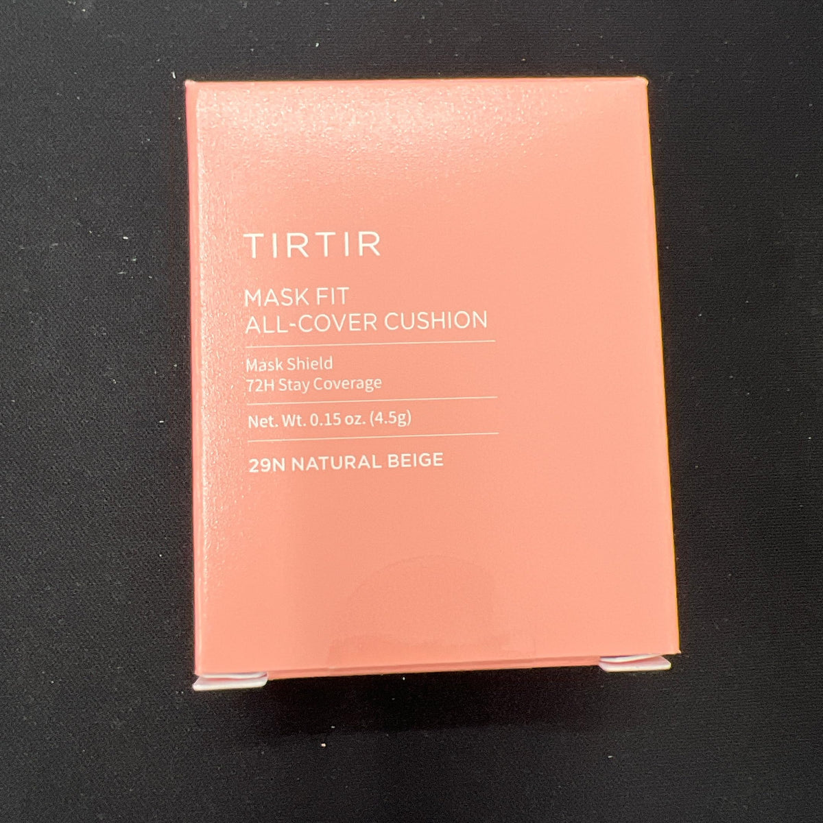 TIRTIR All Cover Pink Cushion Foundation on makeup vanity