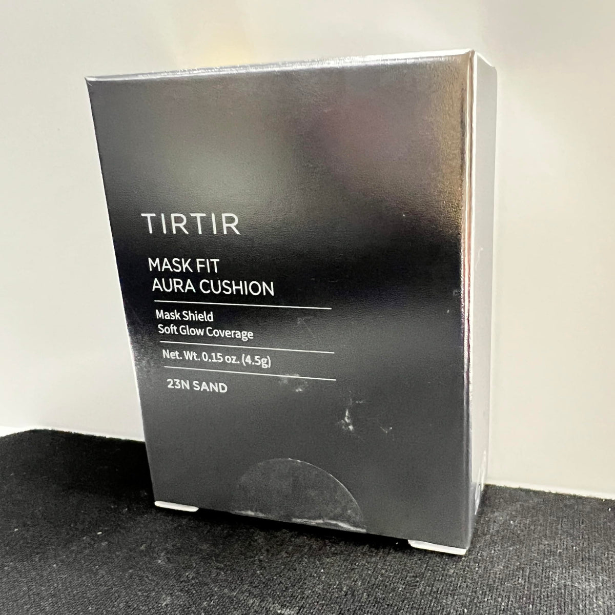 TIRTIR Aura Glow Cushion Foundation #23N Sand swatch