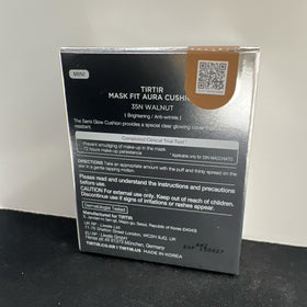 TIRTIR Aura Glow Cushion Foundation 35N Walnut swatch