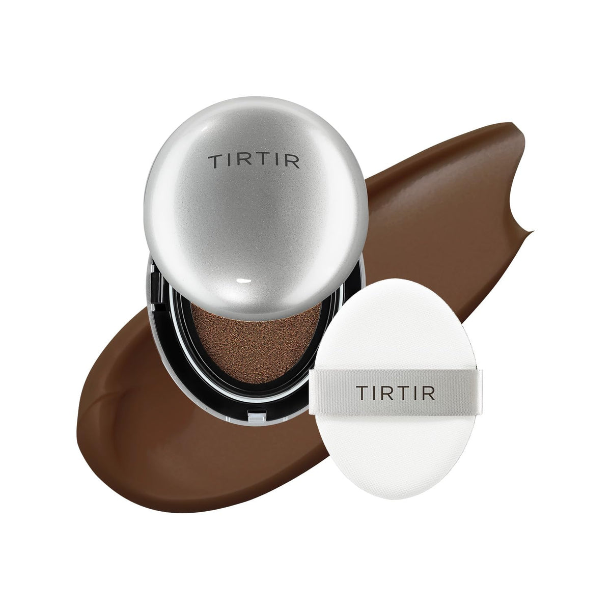 TIRTIR Aura Glow Cushion Foundation #51N Fudge front view