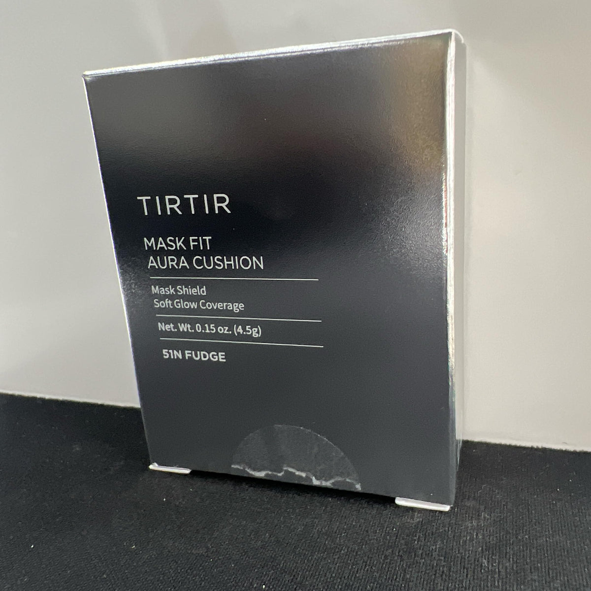 TIRTIR Aura Glow Cushion Foundation before and after application
