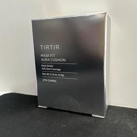 TIRTIR Aura Glow Cushion Foundation in a makeup setup