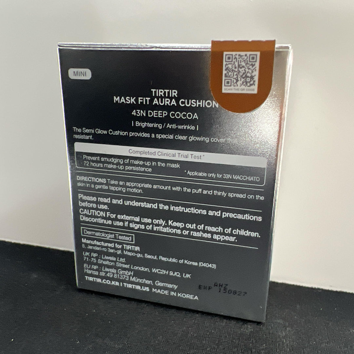 TIRTIR Aura Glow Cushion Foundation with other makeup products
