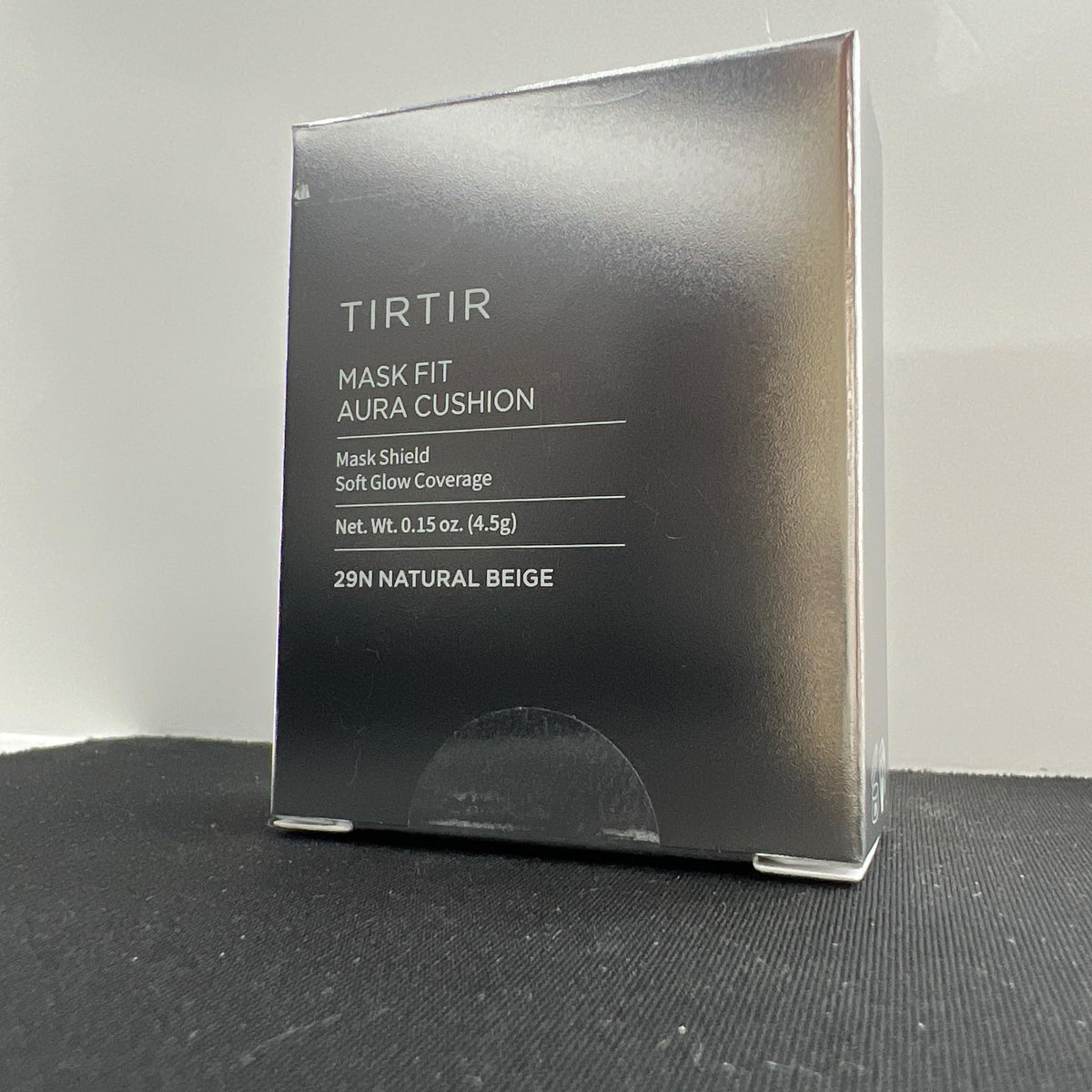 TIRTIR Aura Glow Silver Cushion showing shade 29N Natural Beige
