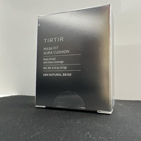 TIRTIR Aura Glow Silver Cushion showing shade 29N Natural Beige
