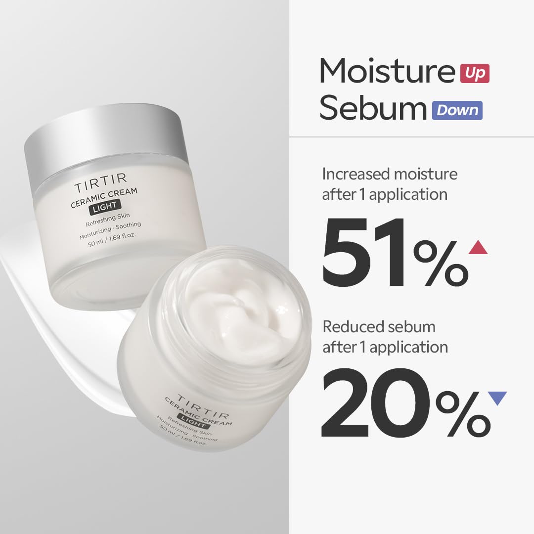 TIRTIR Ceramic Cream Light application on skin
