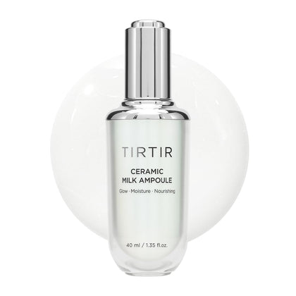 TIRTIR Ceramic Milk Ampoule front view with a glossy finish