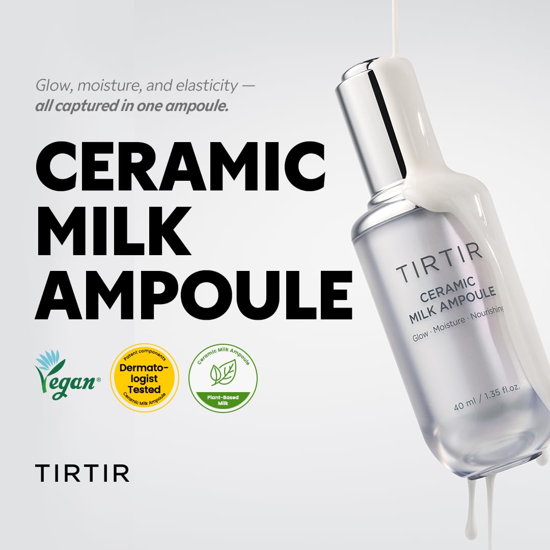 TIRTIR Ceramic Milk Ampoule texture close-up