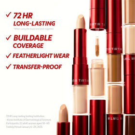 TIRTIR Glide&Hide Blurring Concealer application process