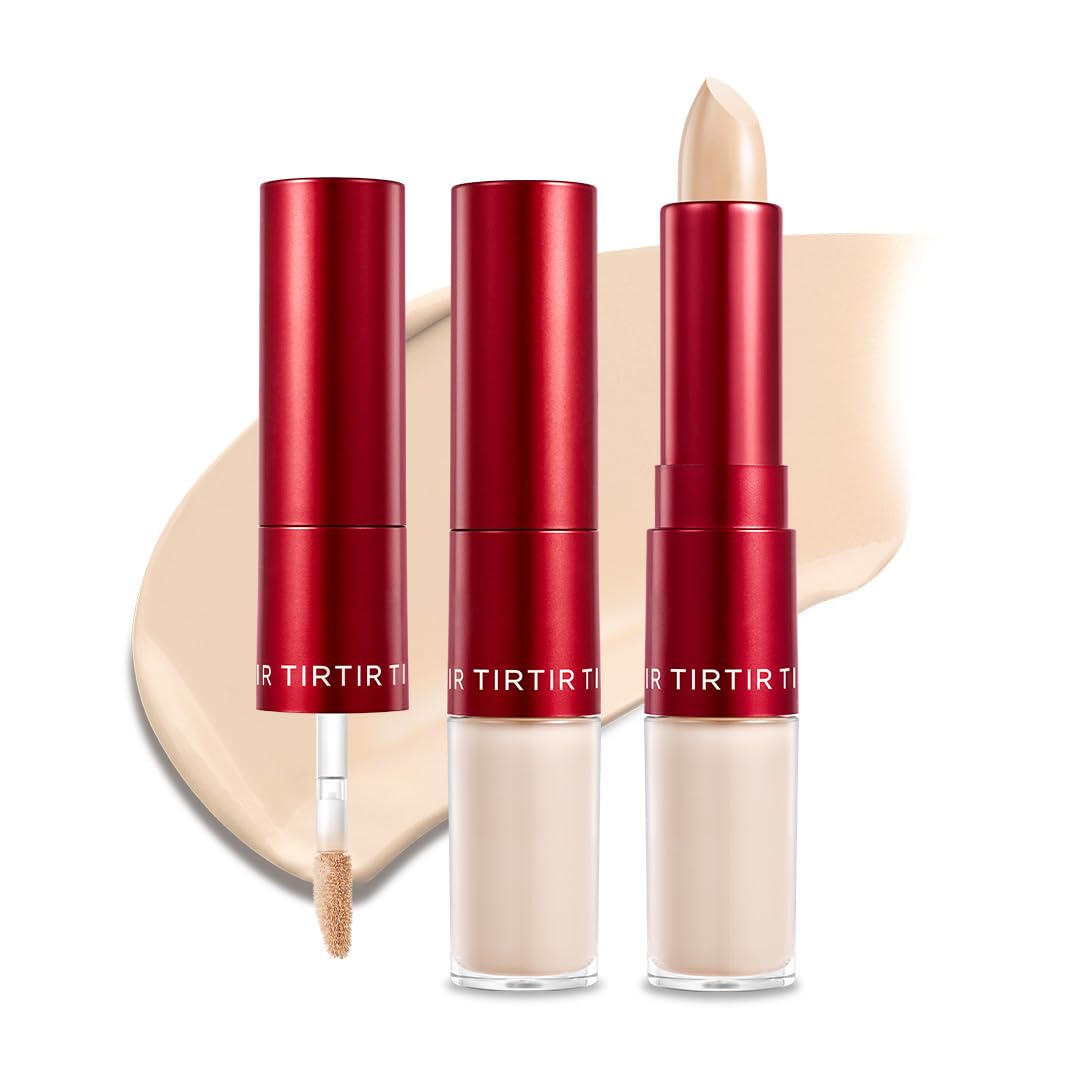 TIRTIR Glide&Hide Blurring Concealer front view with dual applicators