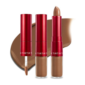 TIRTIR Glide&Hide Blurring Concealer front view with liquid tip and balm stick