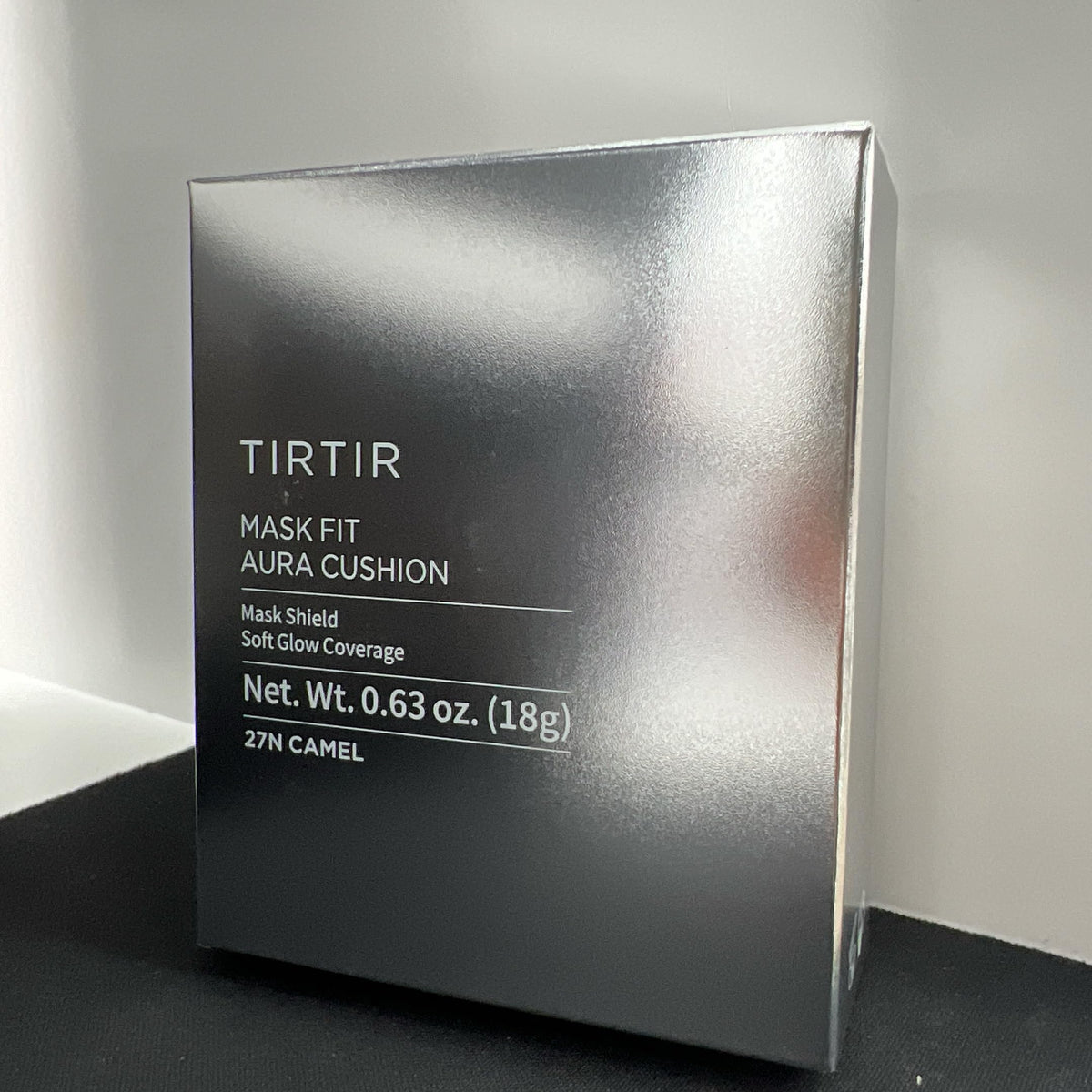 TIRTIR Mask Fit Aura Silver Cushion Foundation application on model