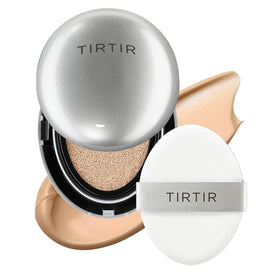 TIRTIR Mask Fit Aura Silver Cushion Foundation front view with packaging