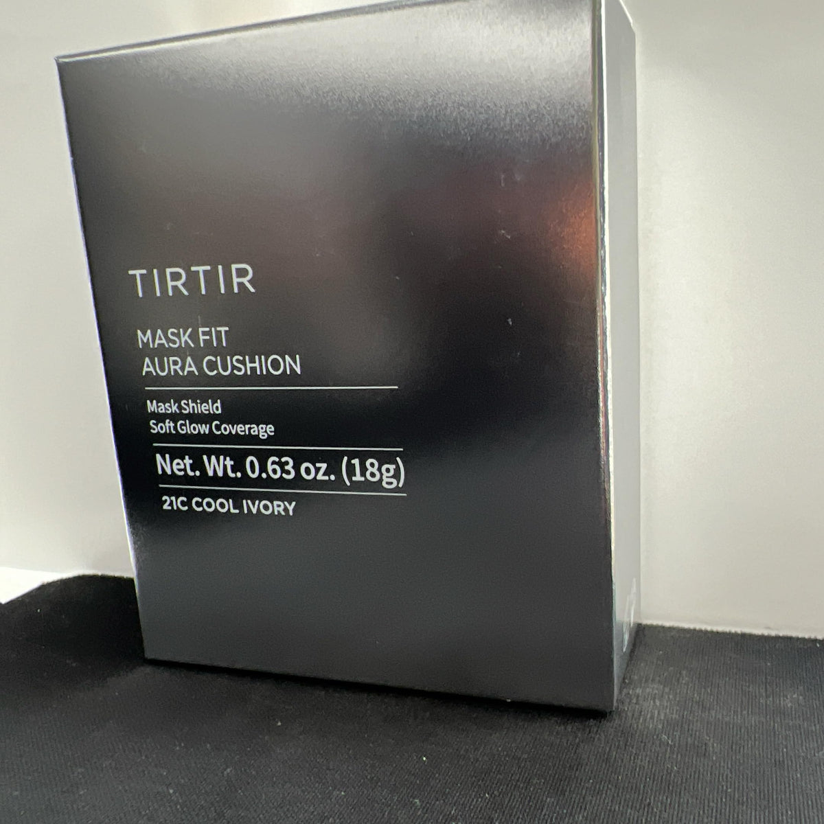TIRTIR Mask Fit Aura Silver Cushion Foundation in hand