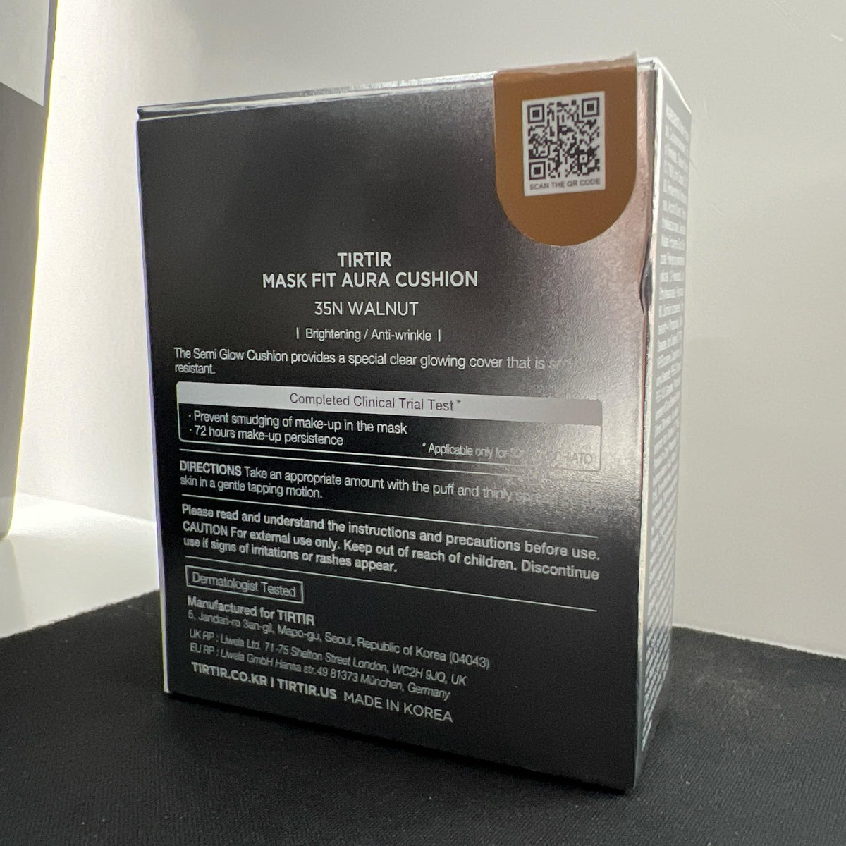 TIRTIR Mask Fit Aura Silver Cushion Foundation in lifestyle setting